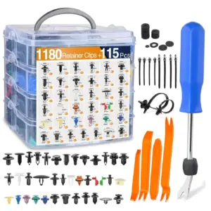 kit clipes de fixação automotivos