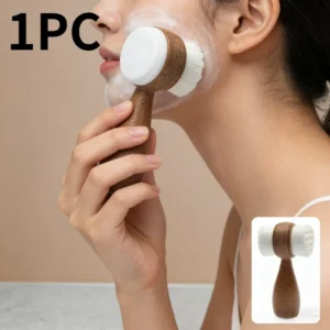 escova facial de fibra de coco