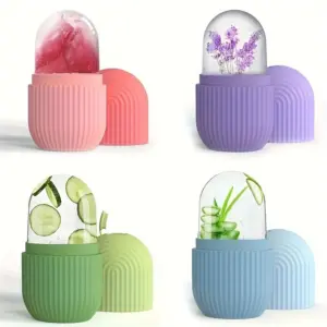 molde de gelo facial de silicone