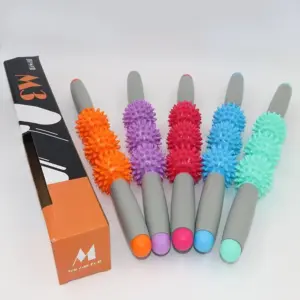 rolo de massagem muscular 5 bolas