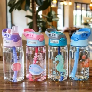 garrafa de água portátil infantil 480ml