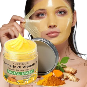 máscara facial cúrcuma vitamina c