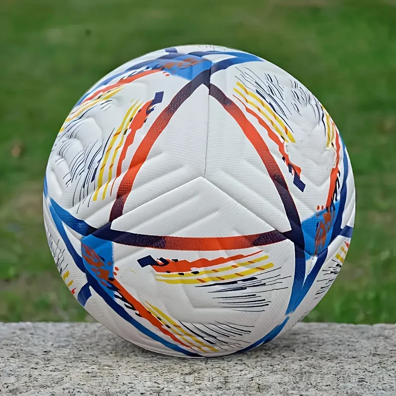 Bola de Futebol Costurada à Máquina Premium PU Tamanho 5 - Imagem 4