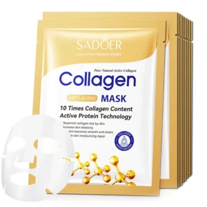 máscara facial hidratante colágeno