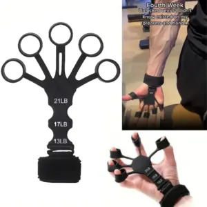 exercitador de dedos ajustável silicone