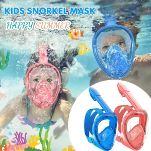 máscara snorkel facial completa infantil
