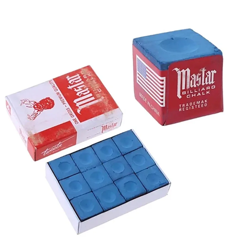 Giz de Bilhar Master Chalk 12 Peças para Taco - Imagem 5