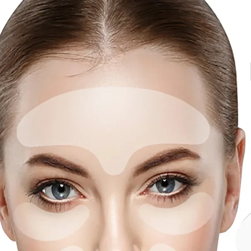 Adesivo Facial de Silicone Reutilizável para Testa BRANCO - Imagem 4