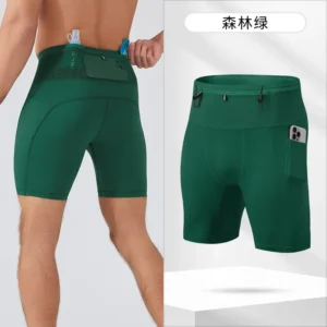 shorts de corrida masculinos com bolsos