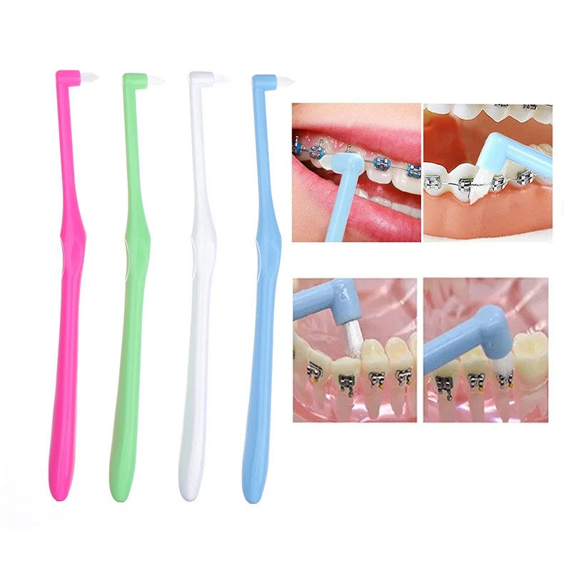 Escova Interdental Ortodôntica Haste Única Macia 4 Unidades - Imagem 2