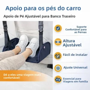 rede de descanso para pés de carro