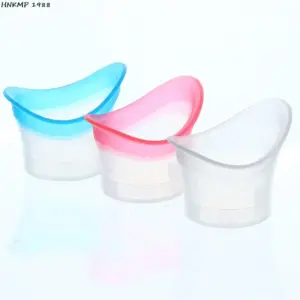 copo lavagem de olhos silicone