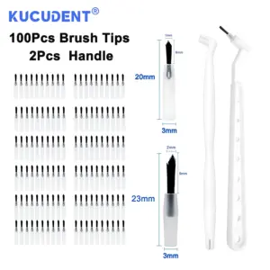 pincel aplicador micro descartável odontológico