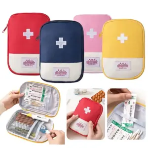 mini bolsa de medicamentos portátil
