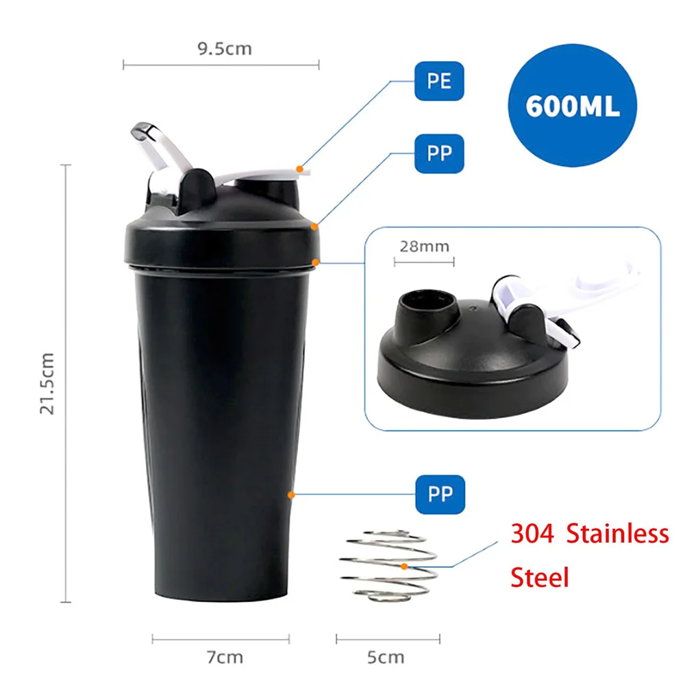 Shaker Elétrico de Proteína 600ml Cinza Claro - Imagem 6
