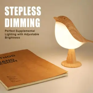 lâmpada de mesa pássaro