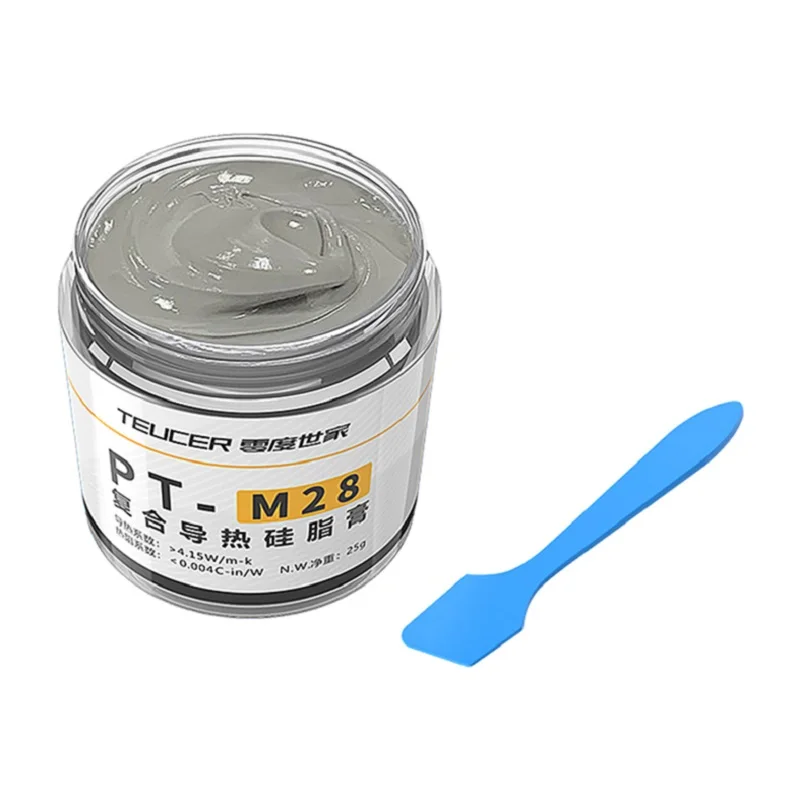 Teucer PT-M28 Graxa Térmica Condutiva para CPU CINZA - Imagem 3