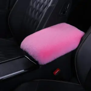 almofada apoio de braço carro pelúcia