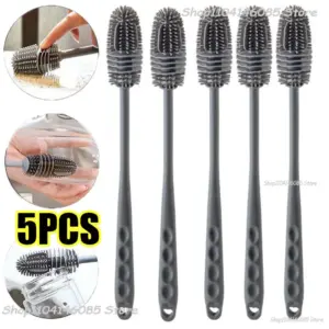 escova de limpeza de garrafa de silicone