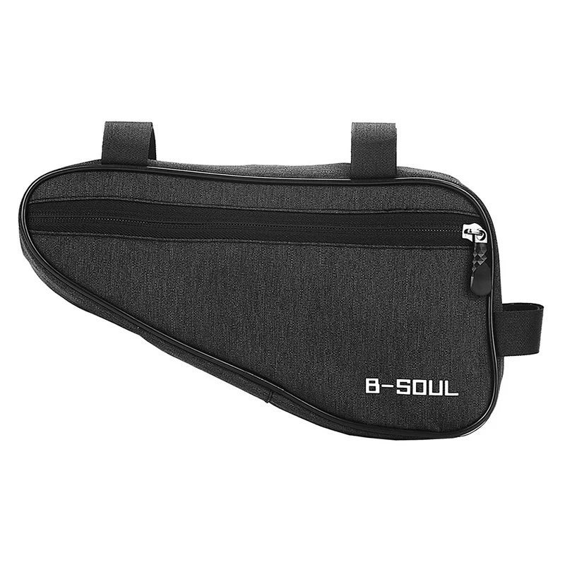 Bolsa de Quadro para Bicicleta Triângulo Poliéster Preto - Imagem 2