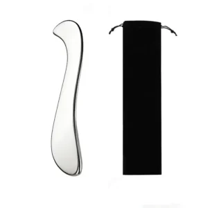 gua sha em aço inoxidável