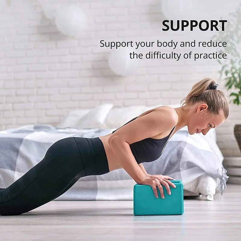 Bloco de Yoga de Espuma para Pilates e Exercícios Fitness - Imagem 4