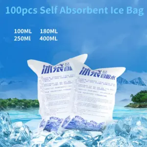 saco de gelo reutilizável autoabsorvente