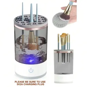 limpador elétrico de pincéis de maquiagem usb