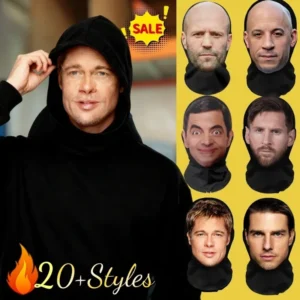 máscara facial balaclava 3d realista