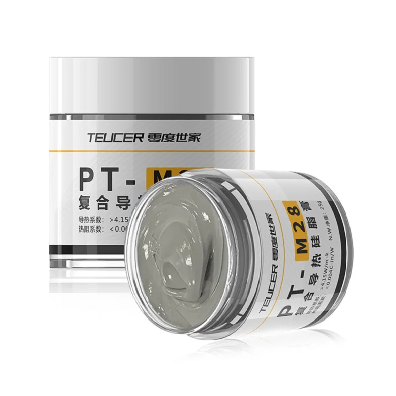 Teucer PT-M28 Graxa Térmica Condutiva para CPU CINZA - Imagem 2