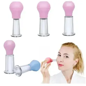 copo de massagem facial a vácuo de silicone
