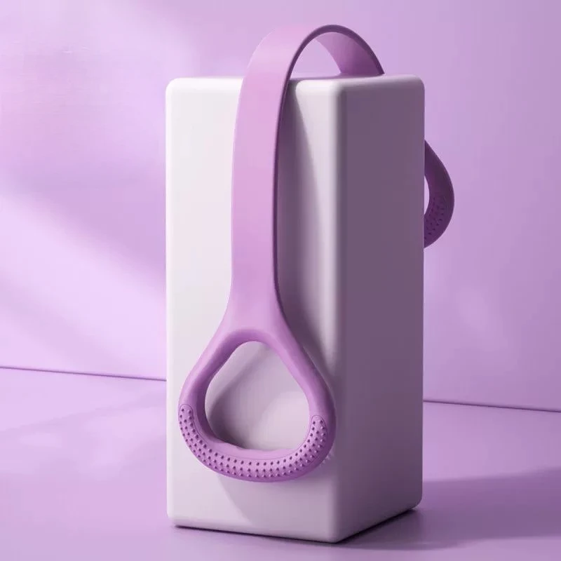 Faixa de Resistência Ioga Silicone Elástica Rosa - Imagem 6