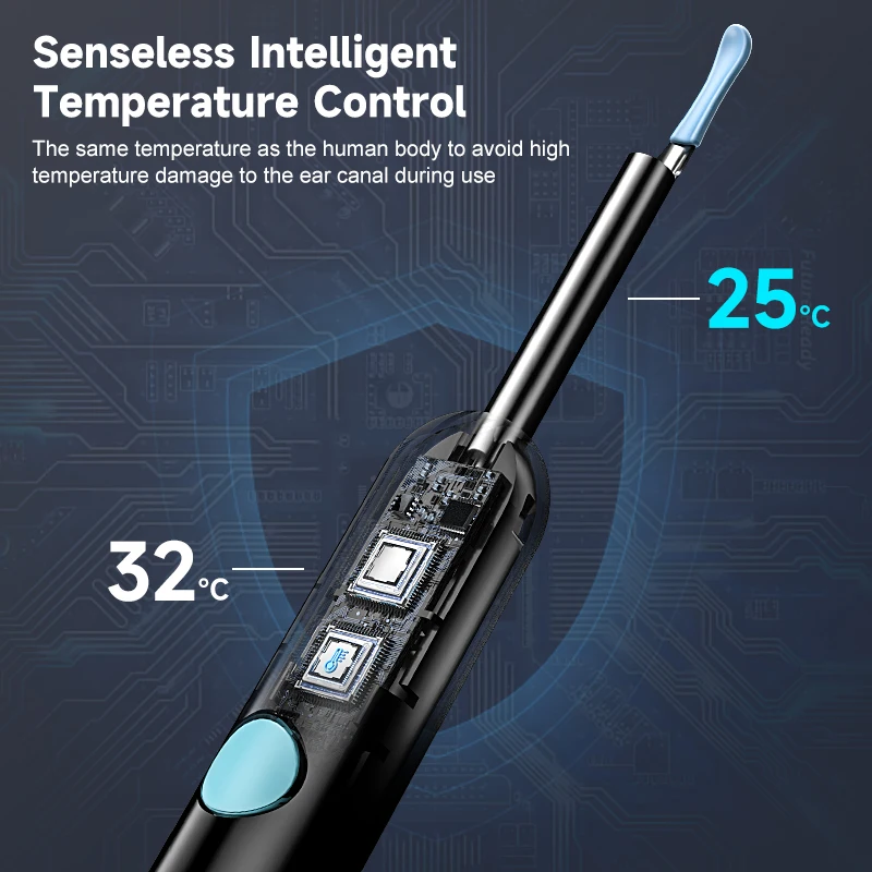 Câmera de Limpeza de Ouvido WiFi 4.2mm para Celulares - Imagem 6