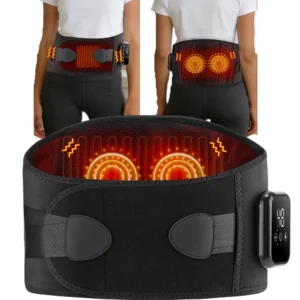 cinto massageador lombar elétrico aquecido