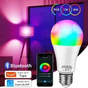 lâmpada led inteligente tuya e27