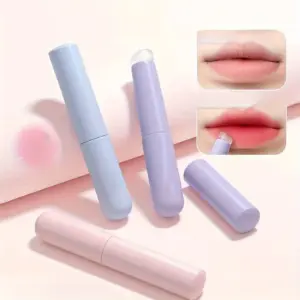 pincel labial de silicone com tampa
