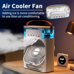 ventilador portátil multifuncional 3 em 1