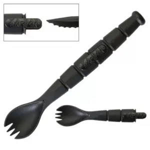conjunto de talheres tático edc