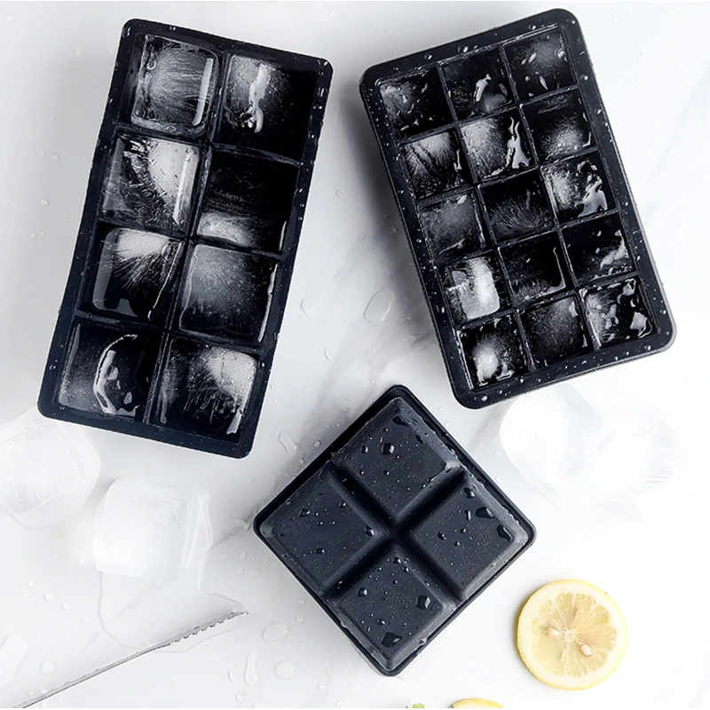 Molde de Gelo Esférico de Silicone para Coquetel Preto - Imagem 2