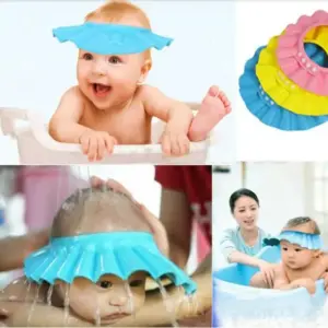 touca de banho ajustável infantil