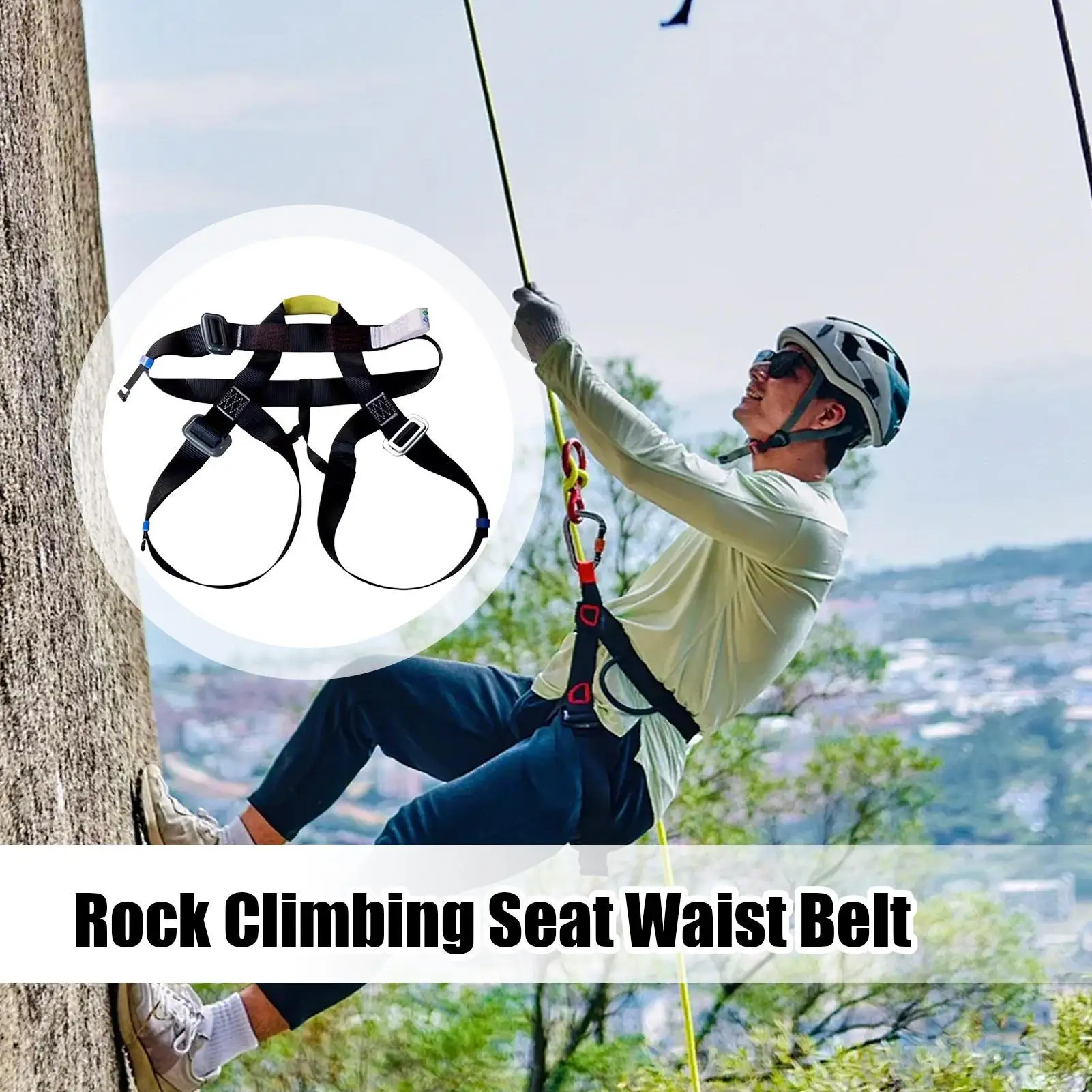 Arnês de escalada ajustável UIAA/CE - Imagem 3