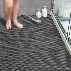 tapete antiderrapante colmeia banheiro