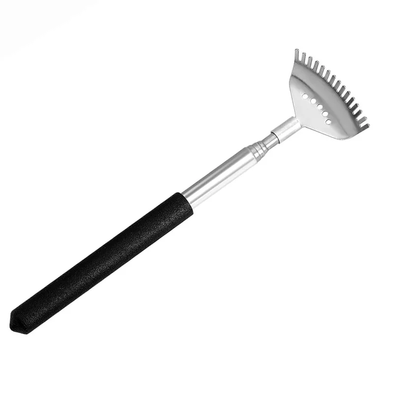 Coçador de Costas Telescópico Extensível com 3 Pontas, Preto - Imagem 6