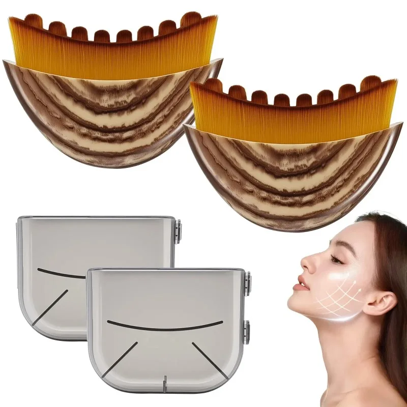escova facial drenagem linfática rosto