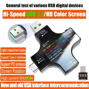 testador usb dc tipo-c pd