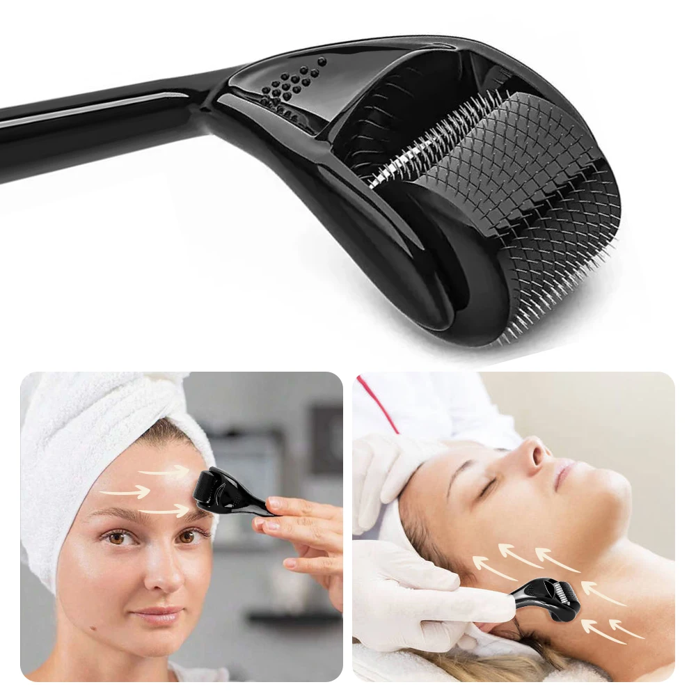 Drs 540 Rolo Micro Agulha 0.5mm para Cuidados Faciais Rosa - Imagem 3