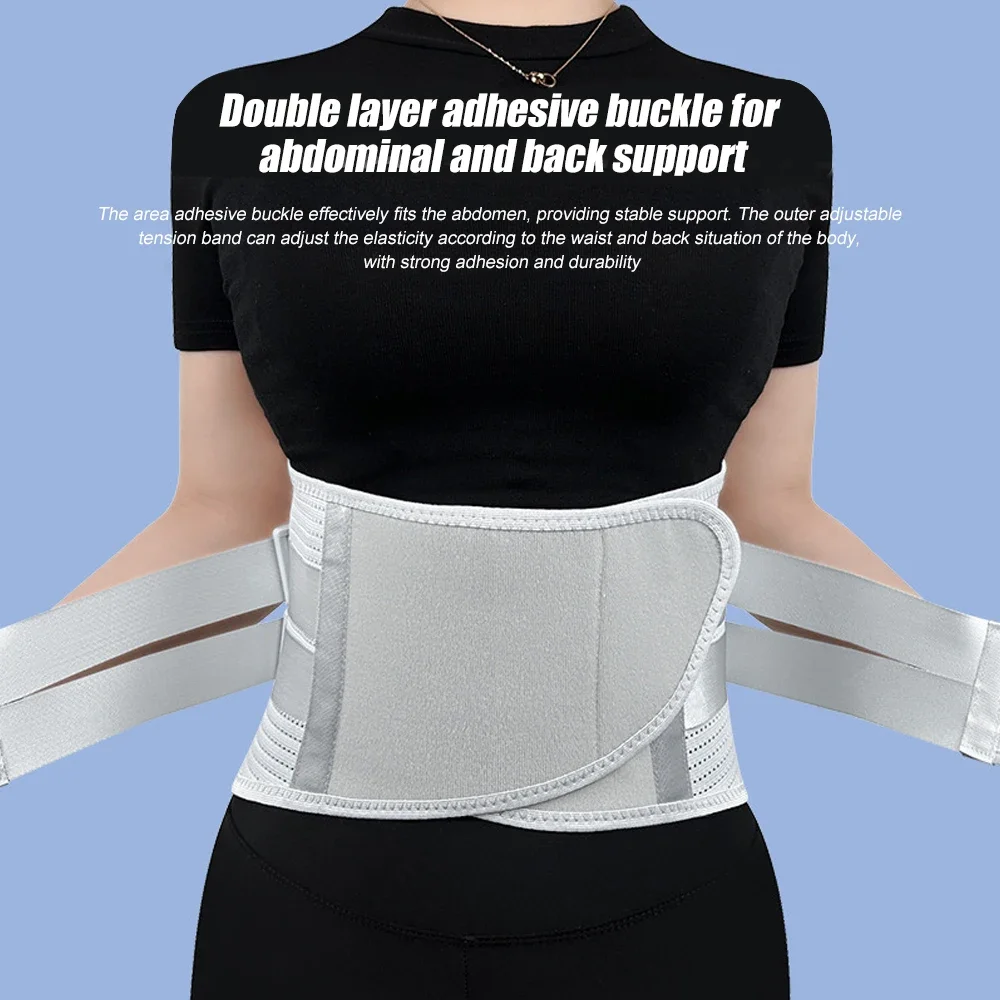 Cinto Suporte Lombar Ergonômico para Costas Cinza - Imagem 4