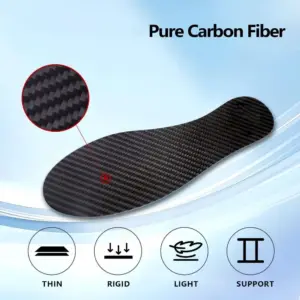 palmilha ortopédica rígida fibra de carbono