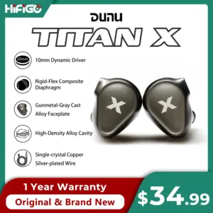 fone de ouvido hifi driver dinâmico duplo