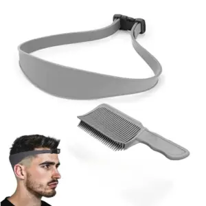 pente de corte de cabelo curvo